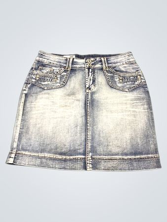 Xanaka Damen Jeansrock in Blau