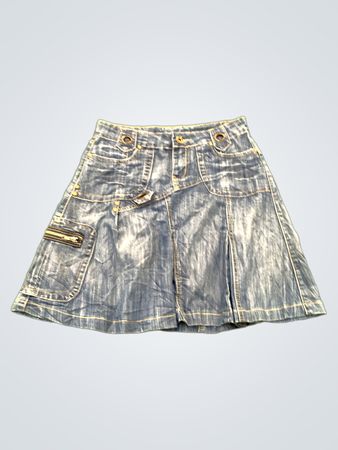 Blauer Jeansrock