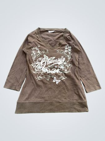 Yessica AT C&A Schimmerndes Schmetterlings-Print-T-Shirt
