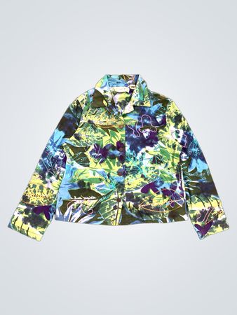 TANTRUMS Floral Print Hemd mit Knopfleiste