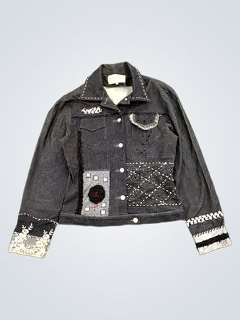 STENIA Women's Embroidered Denim Jacket