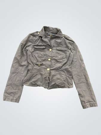 Veste brodée grise pour femmes Broadway