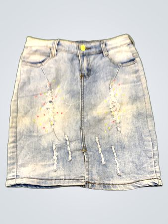 Denim-Rock mit Used-Effekt