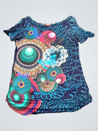 Desigual T-Shirt mit Grafikdruck