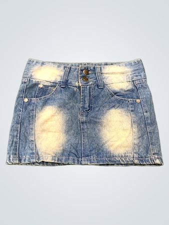 A.PAI Distressed Denim Minirock