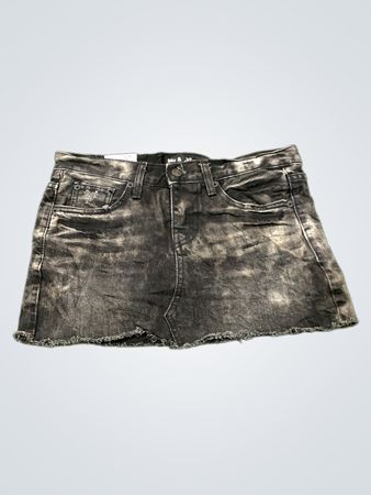 Mix & Remix Schwarzer Denim-Rock