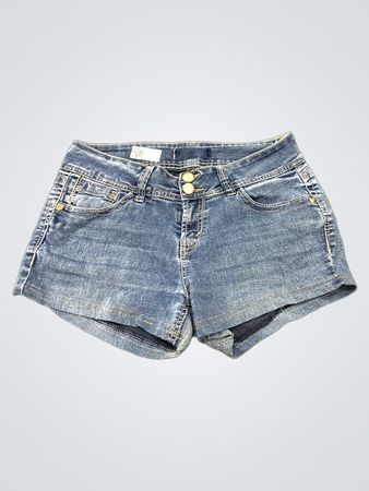 Blaue Jeansshorts