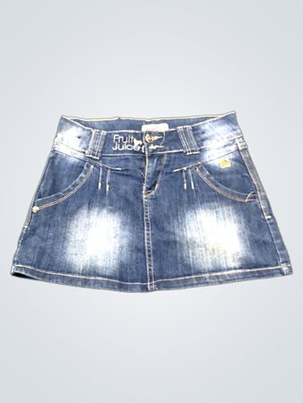 Fruchtsaft-Jeansrock