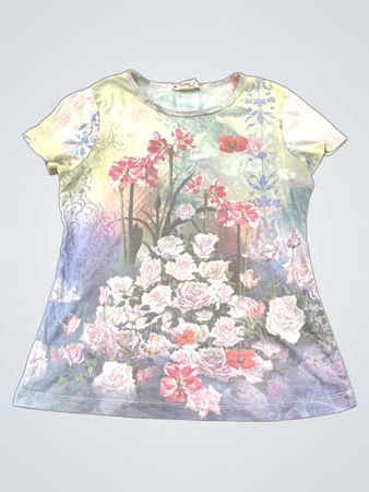 SOON T-Shirt mit Blumenmuster