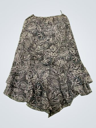 Paisley-Muster Rüschenrock