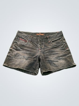 Malt Sugar Damen-Jeansshorts mit verzierten Gesäßtaschen