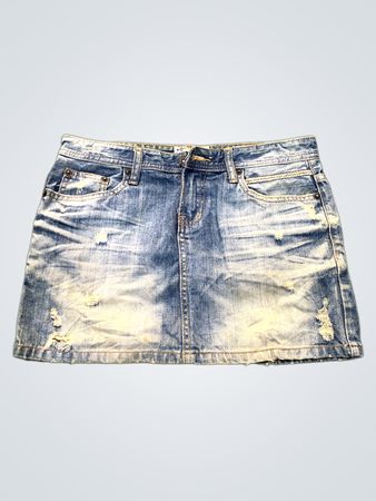 RELEXE Women's Denim Mini Skirt
