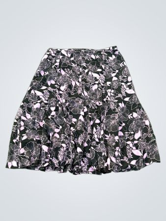 Sag Harbor Floral Print Midirock