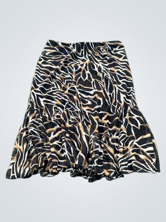 Dressbarn Damen Rock mit Print in Midi-Länge