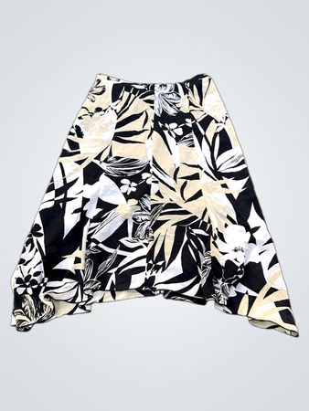 THE TIDAL Women's Floral Print Skirt