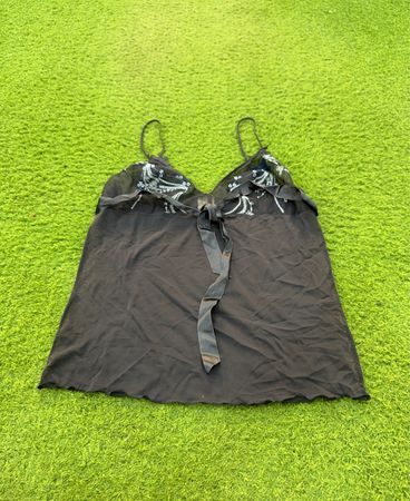 Miricle Schwarzes Pailletten-Cami-Top