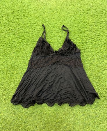 Avidlove Black Spitzenbesatz Camisole-Oberteil