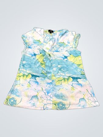 Damen-Top mit Blumenmuster