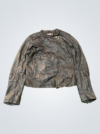 Pepe Jeans London Leder-Bikerjacke