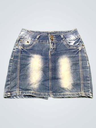 Blauer Jeansrock