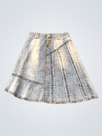 Gree Wea Damen-Jeansrock im A-Linien-Schnitt