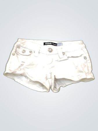 ZCO JEANS Premium weiße Denim-Shorts