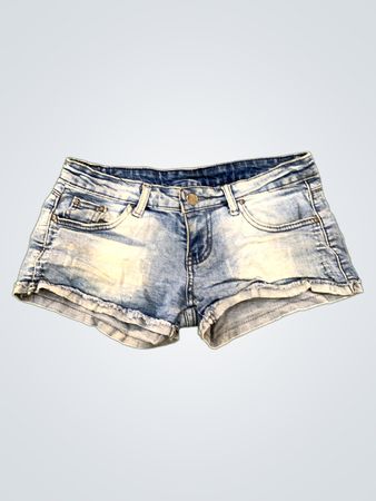 Blaue Jeansshorts
