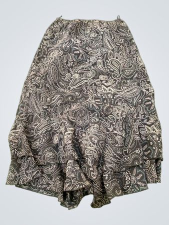 Paisley-Muster Stufenrock