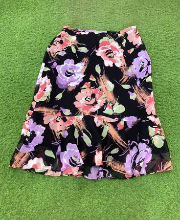 REQUIREMENTS Floral Ruffle Skirt