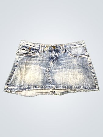 Blauer Jeansrock