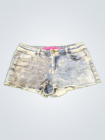 TINSEL TOWN DENIM COUTURE-SHORTS