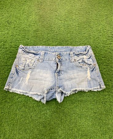 Red Camel Denim-Shorts