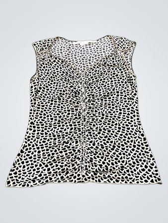Max Studio Ärmelloses Print-Top