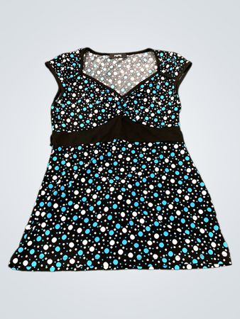 RIPE Polka Dot Twist-Front-Oberteil