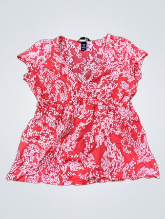H&M Floral Print V-Ausschnitt-Top