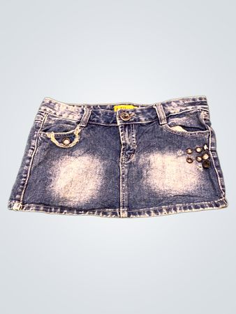 AFU JEANS Jupe courte en jean