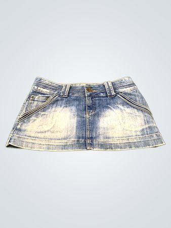 t+bc ORIGINAL JEANS Preserve The Spirit Of Original Jean Denim Mini Skirt