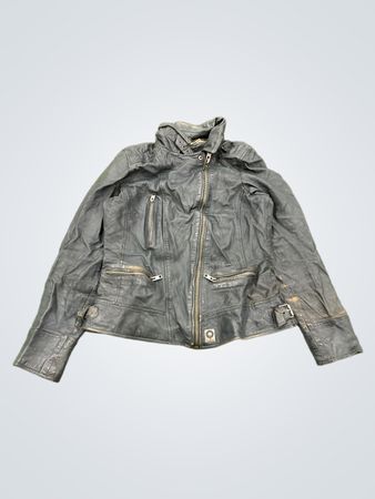 Oakwood Leder-Bikerjacke