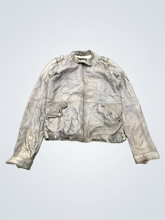 Veste en cuir Tigha