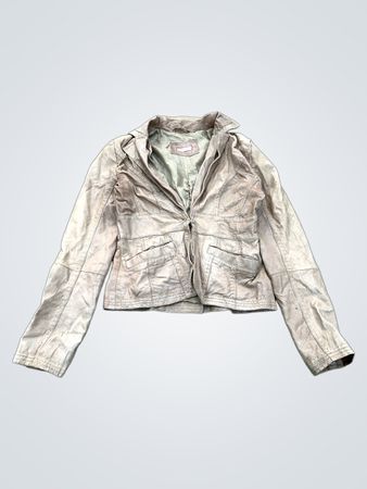 MAX&Co. Active Damen braune Lederjacke