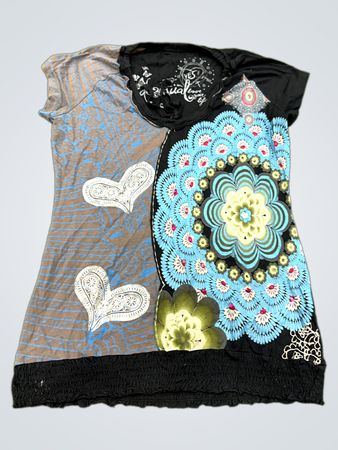 Desigual Yes!! Love Your Life Graphic T-Shirt