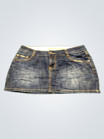 Zishion Jeans Denim Mini Skirt