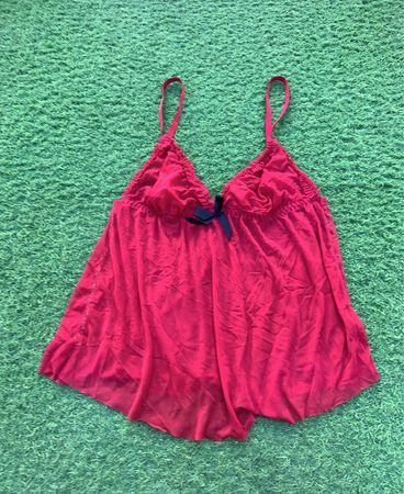 Red Babydoll Top