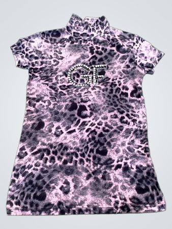 TIREYS I Leopard Print Mock Neck Top