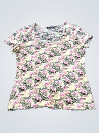 Raspberry Collection Floral Print T-Shirt