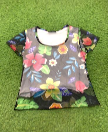 Les Julies Paris Blusa Transparente Floral