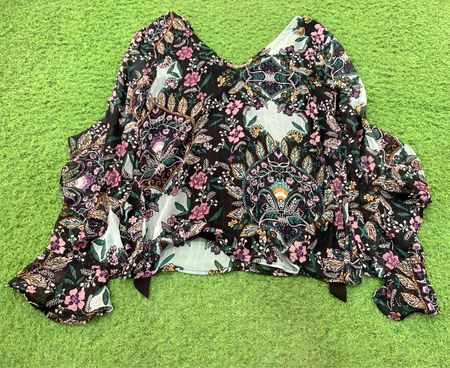 by & by Floral Print Blouse