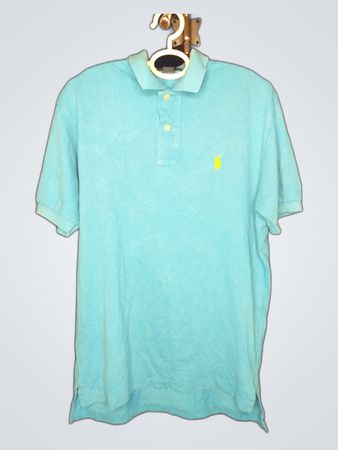 Ralph Lauren Polo Blue Cotton Polo Shirt