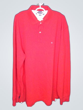 Tommy Hilfiger Red Polo Shirt