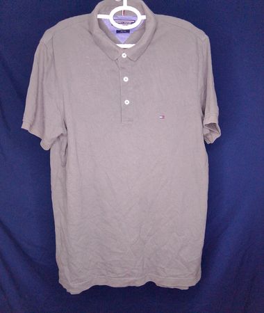 Tommy Hilfiger Slim Fit Polo Shirt Grey